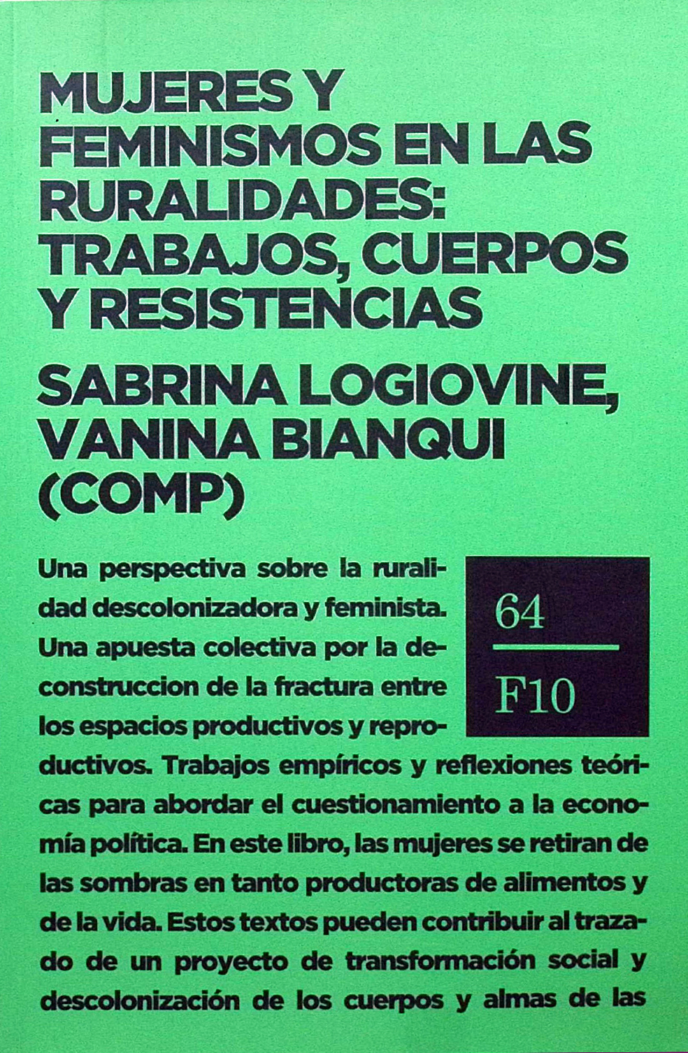 Mujeres y feminismos en las ruralidades