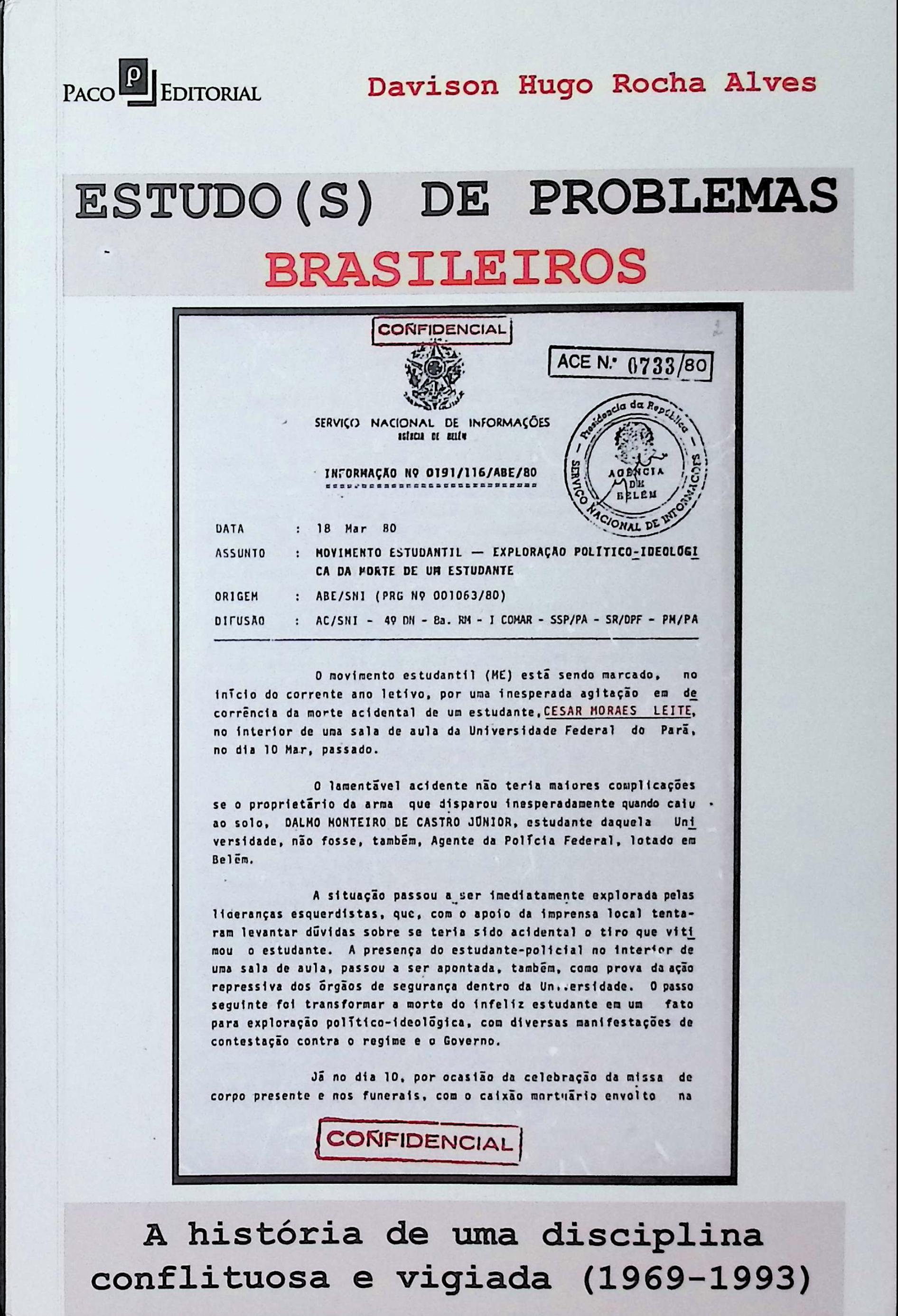 Estudo(s) de problemas brasileiros