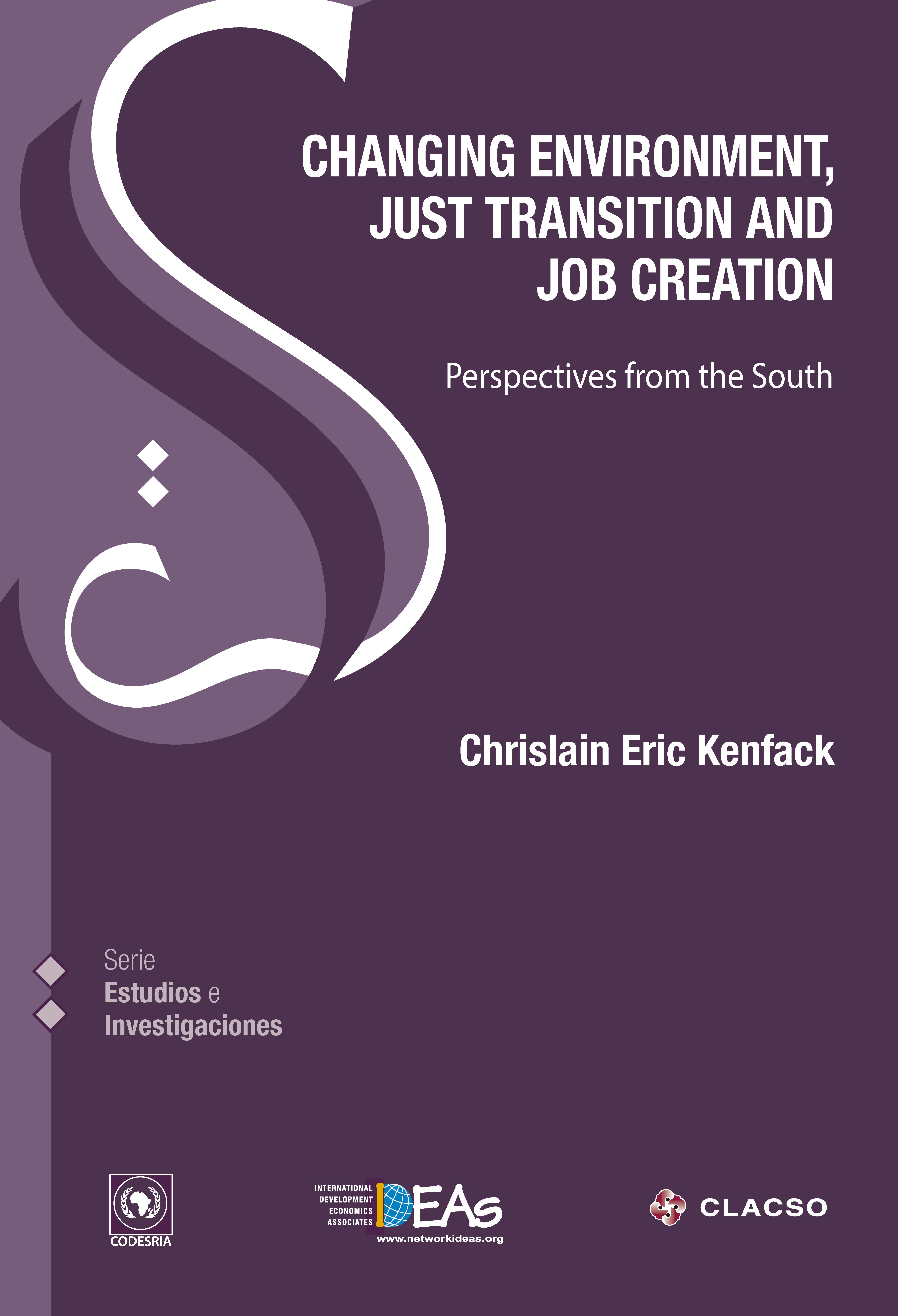 Changing environment, just transition and job creation: perspectives from the south